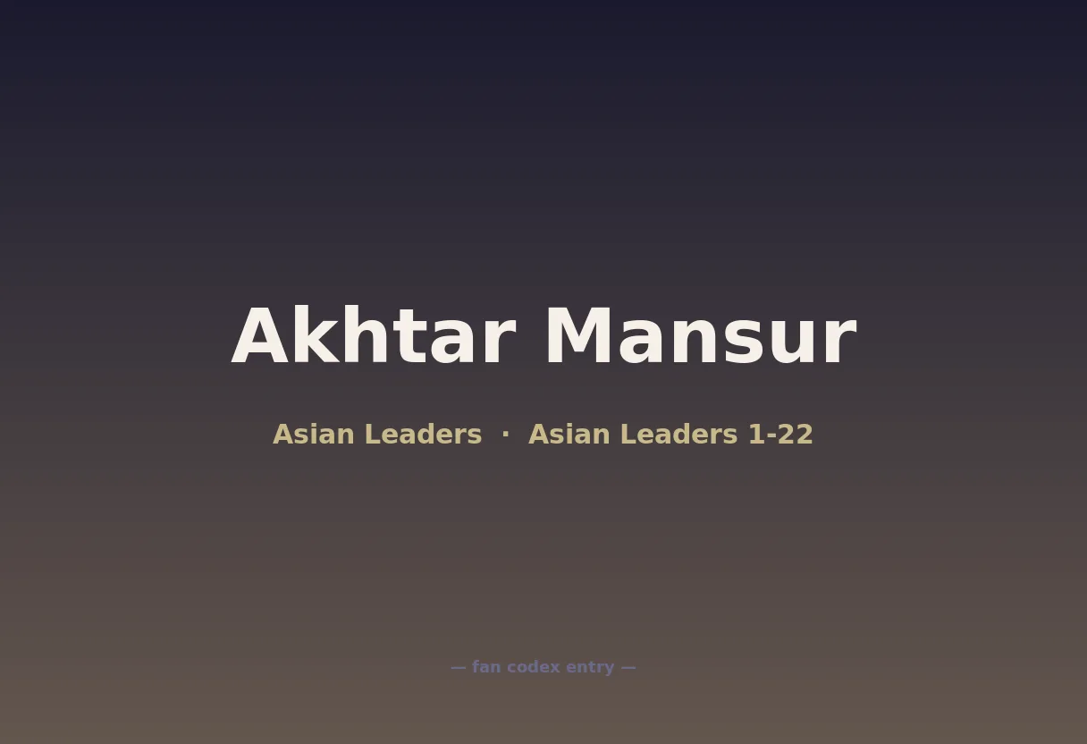 Akhtar Mansur