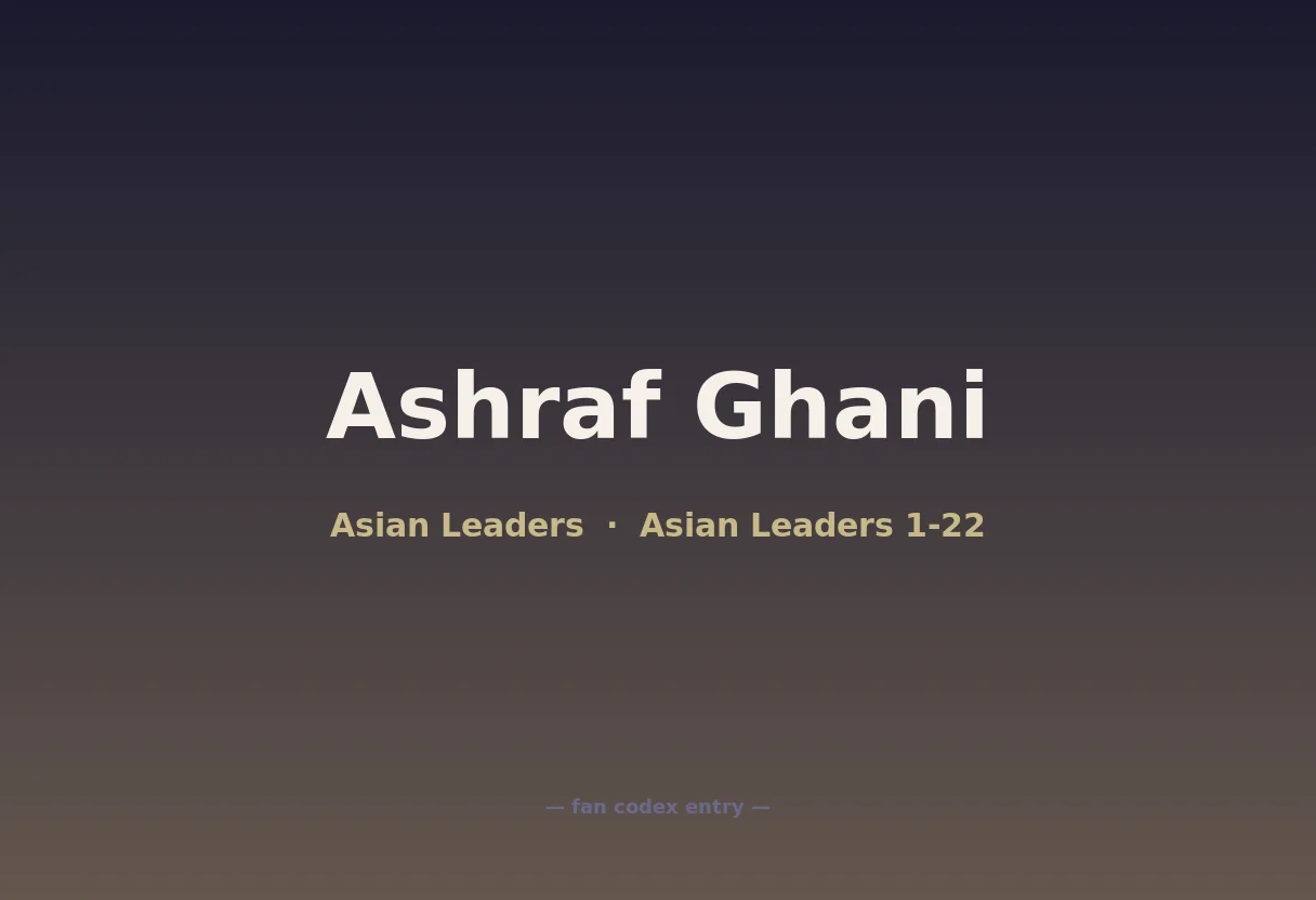 Ashraf Ghani