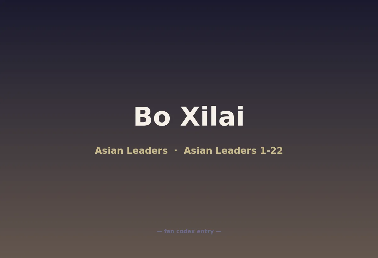 Bo Xilai