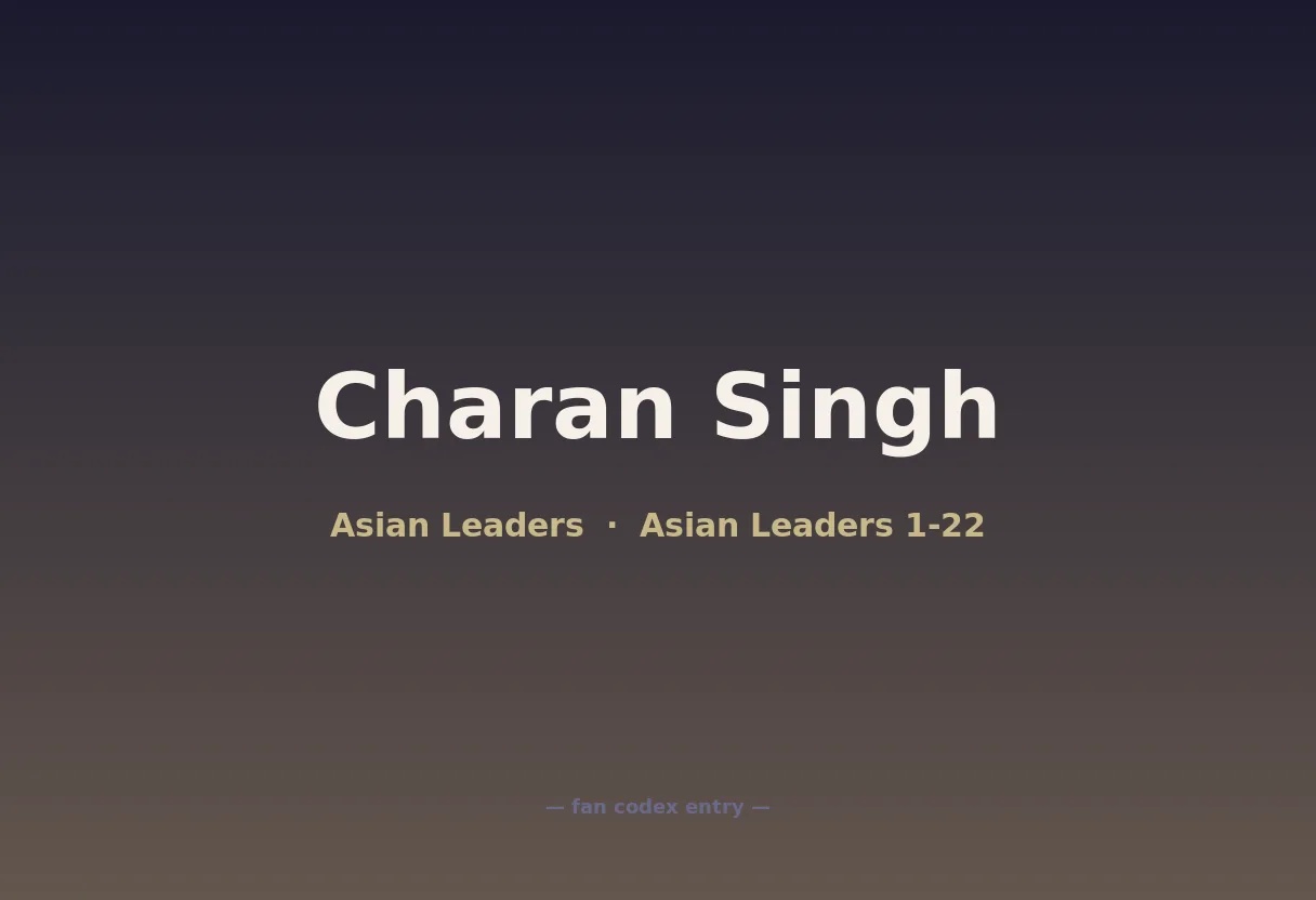 Charan Singh