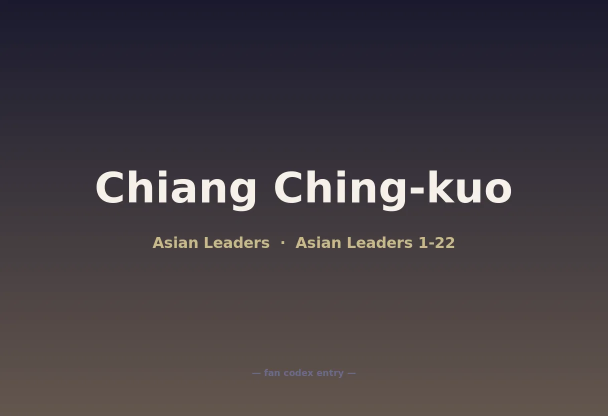 Chiang Ching-kuo