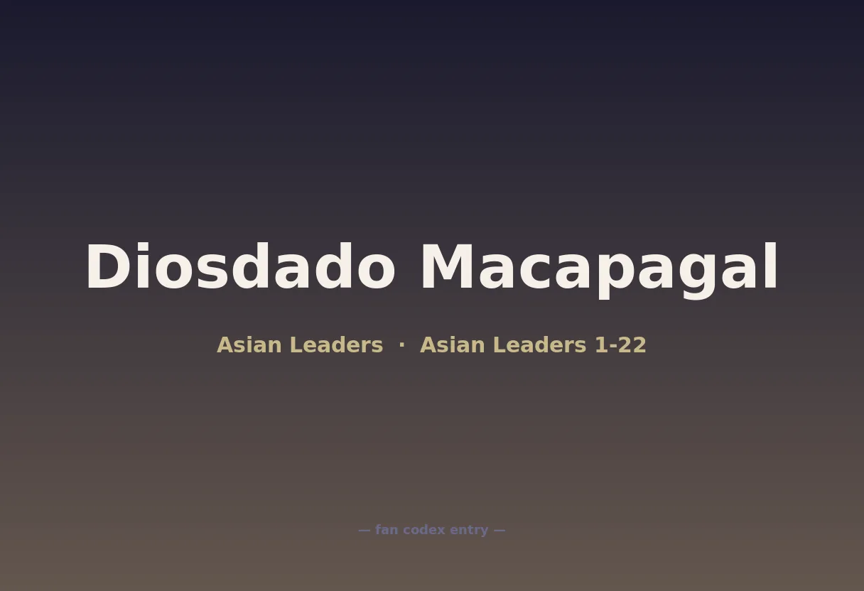 Diosdado Macapagal